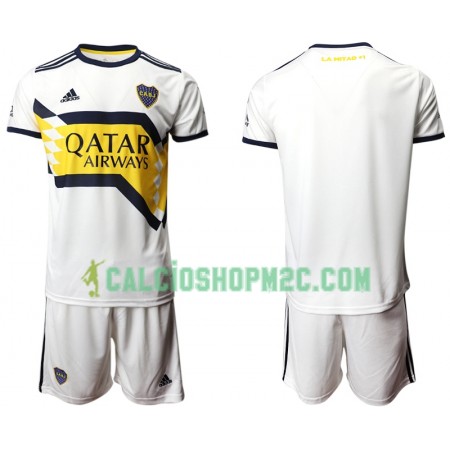 Boca Juniors Bambino Maglia Trasferta 2020/2021 Manica Corta (+ Pantaloncini)